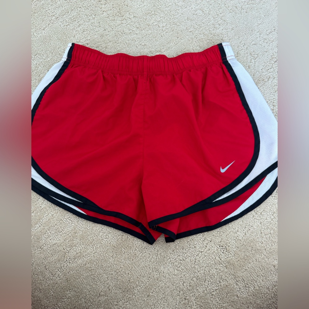 Nike Bright Red Dri-FIT Athletic Shorts